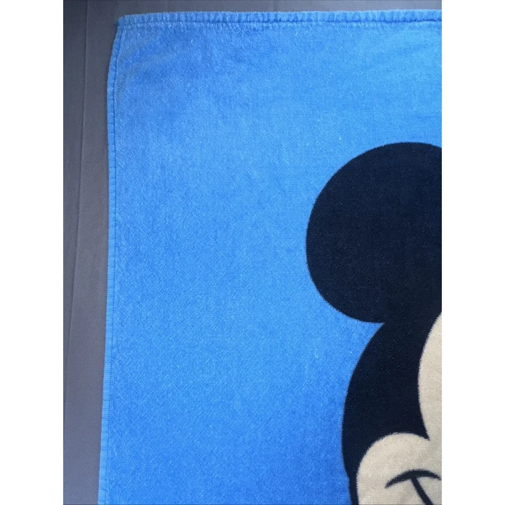 Vintage Disney Mickey Mouse Beach Towel Pool Bath Sheet Very Good Condition